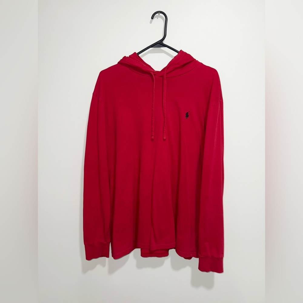 Polo by Ralph Lauren Men's Red Hoodie - Read Description